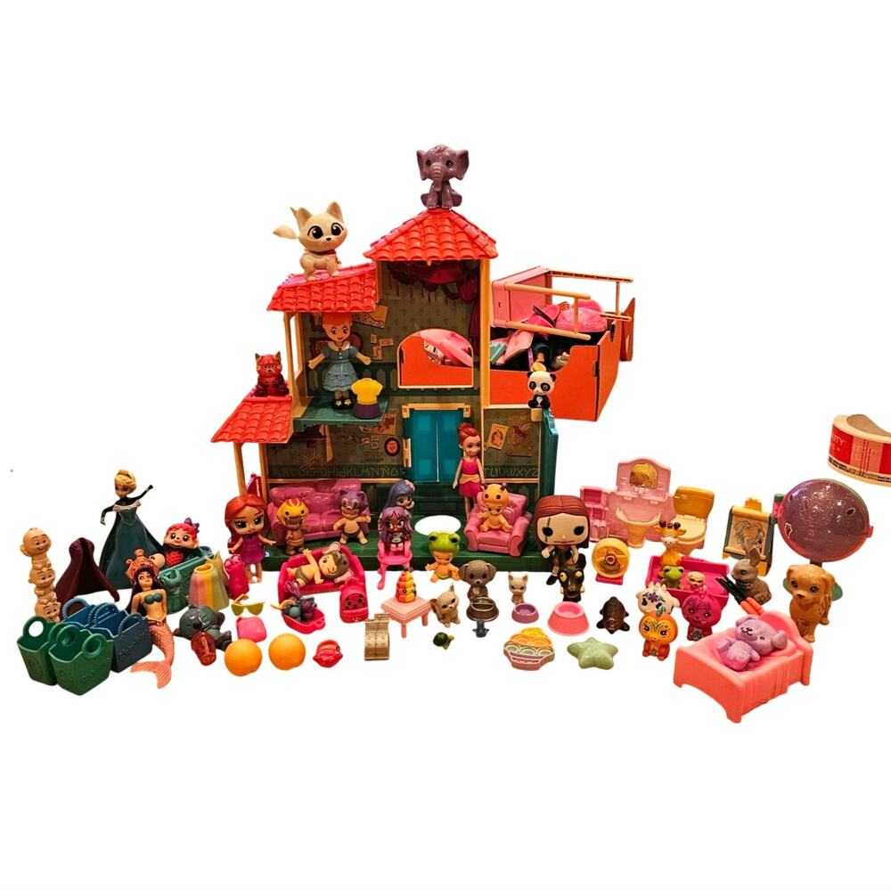 Toy Lot - House, Misc. Figures, Animals, Furniture, and Accessories